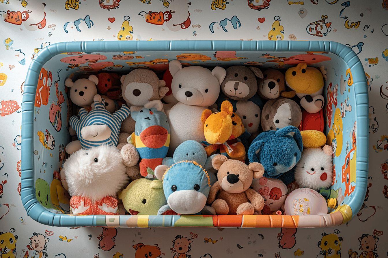 Panier de rangement jouet : solution pratique et décorative pour organiser la chambre d'enfant