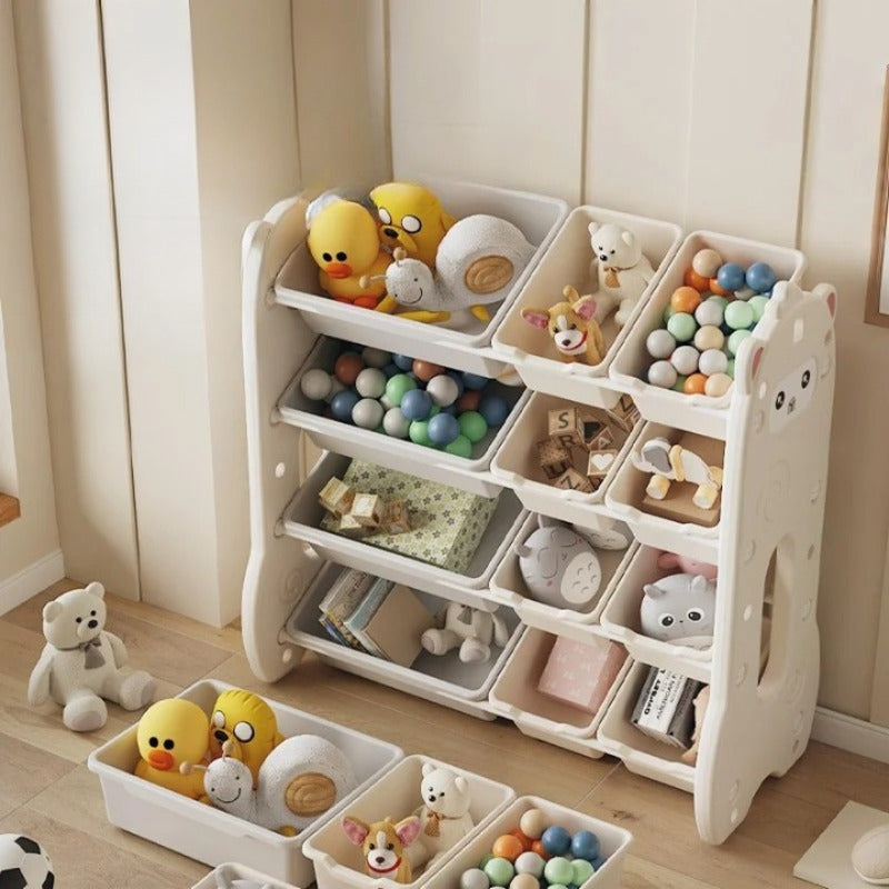 Meuble rangement jouet bois