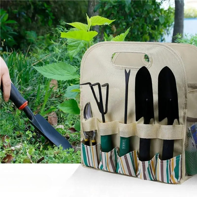Rangement des outils de jardinage