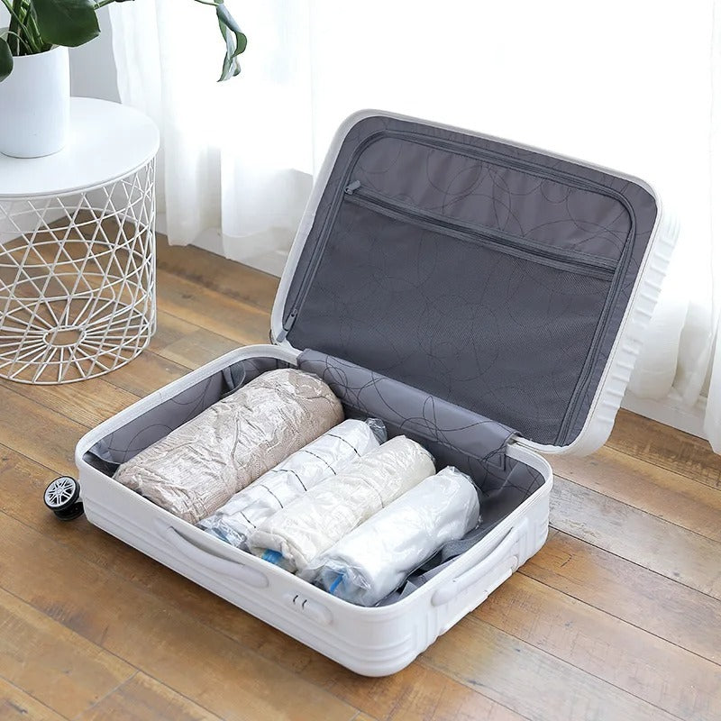 Sac de rangement aspirable