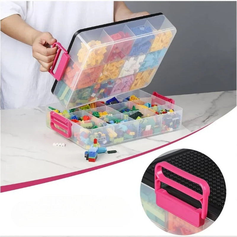 boite rangement lego compartiment