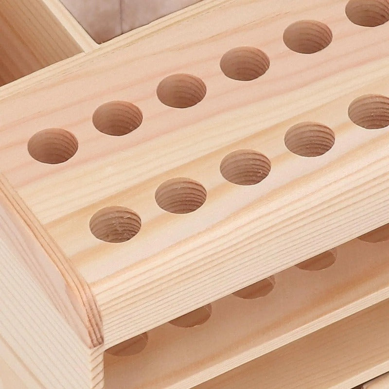 Casier de rangement bois