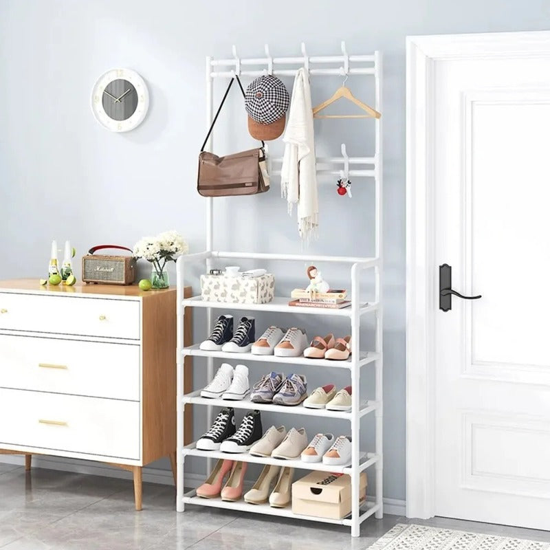 Meuble d'entrée rangement chaussures