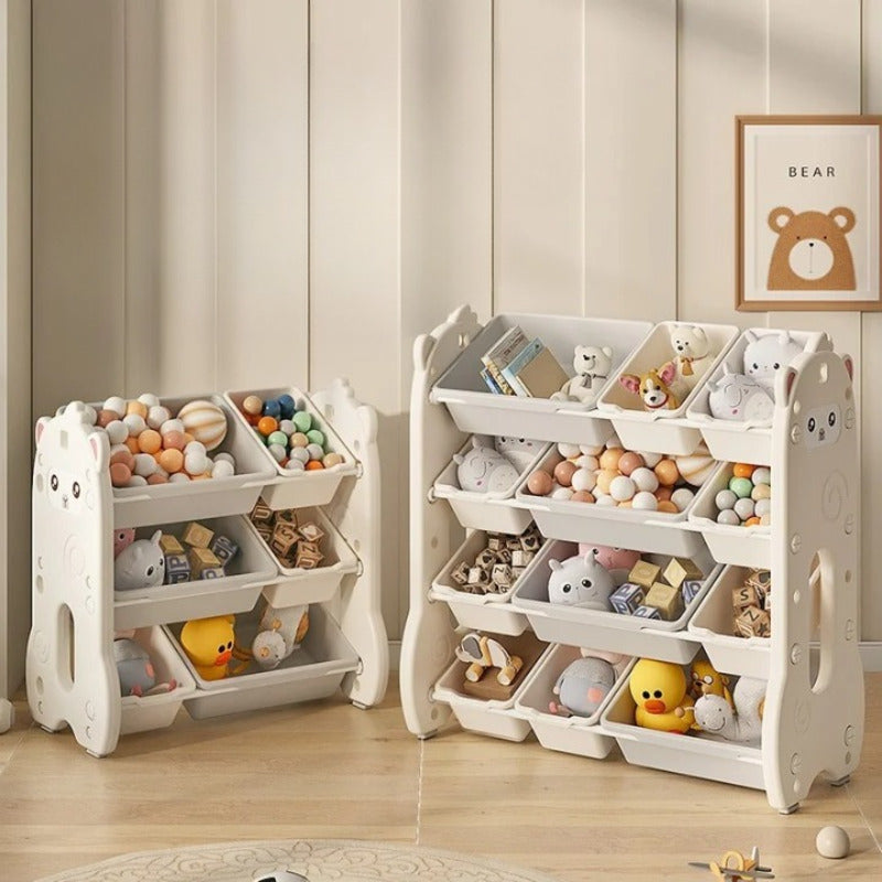 Meuble rangement jouet bois