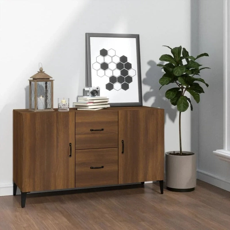 Meuble rangement salon bois