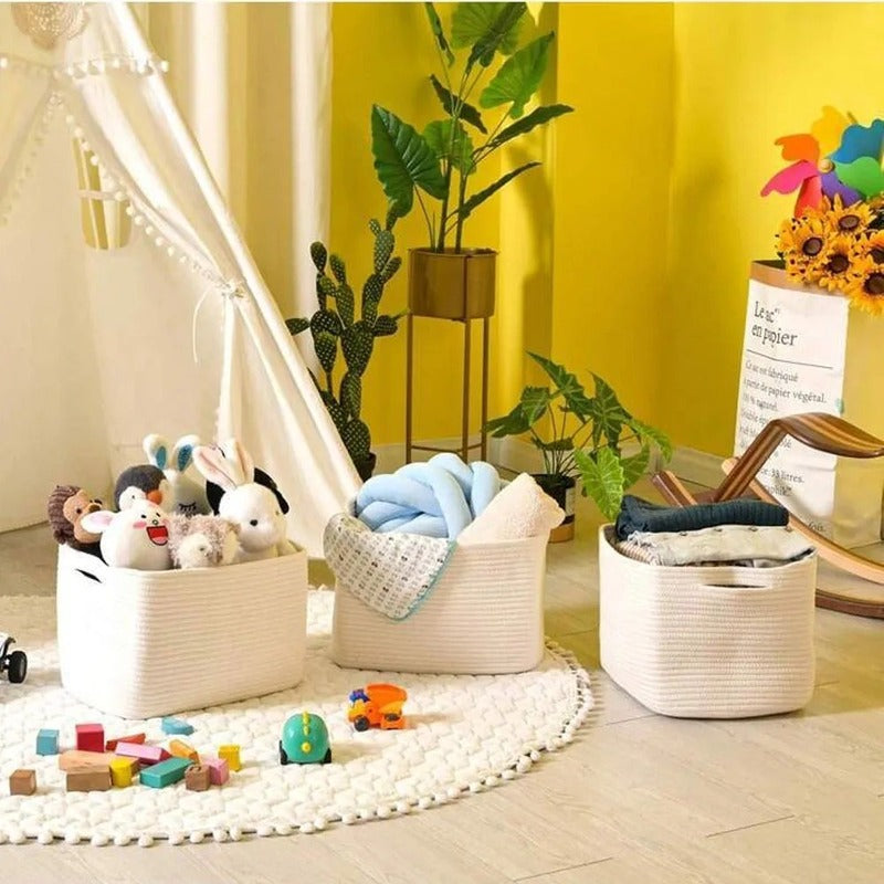 Panier rangement salon