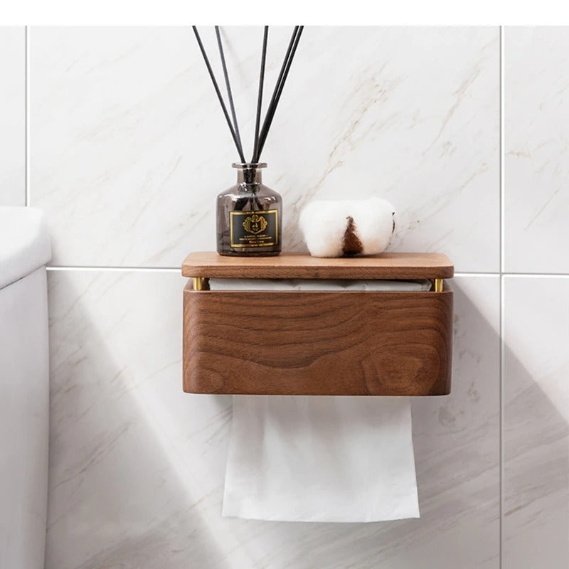 Range papier toilette bois