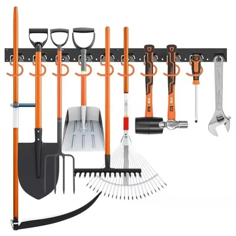 Rangement outils jardin mural